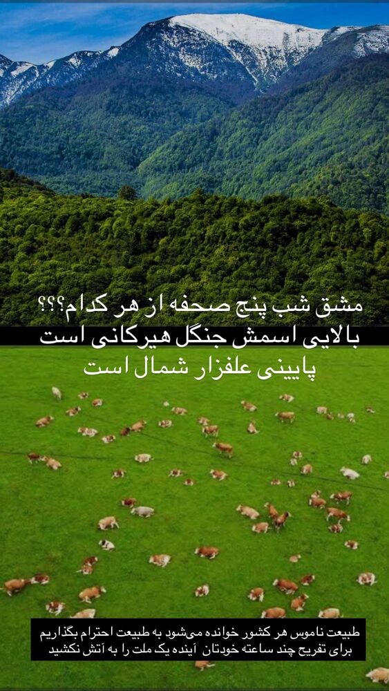  جدید ترین استوری اینستاگرام هادی چوپان