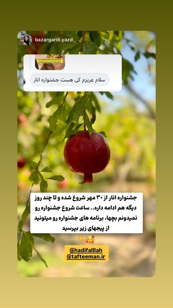  جدید ترین استوری اینستاگرام هادی فلاح