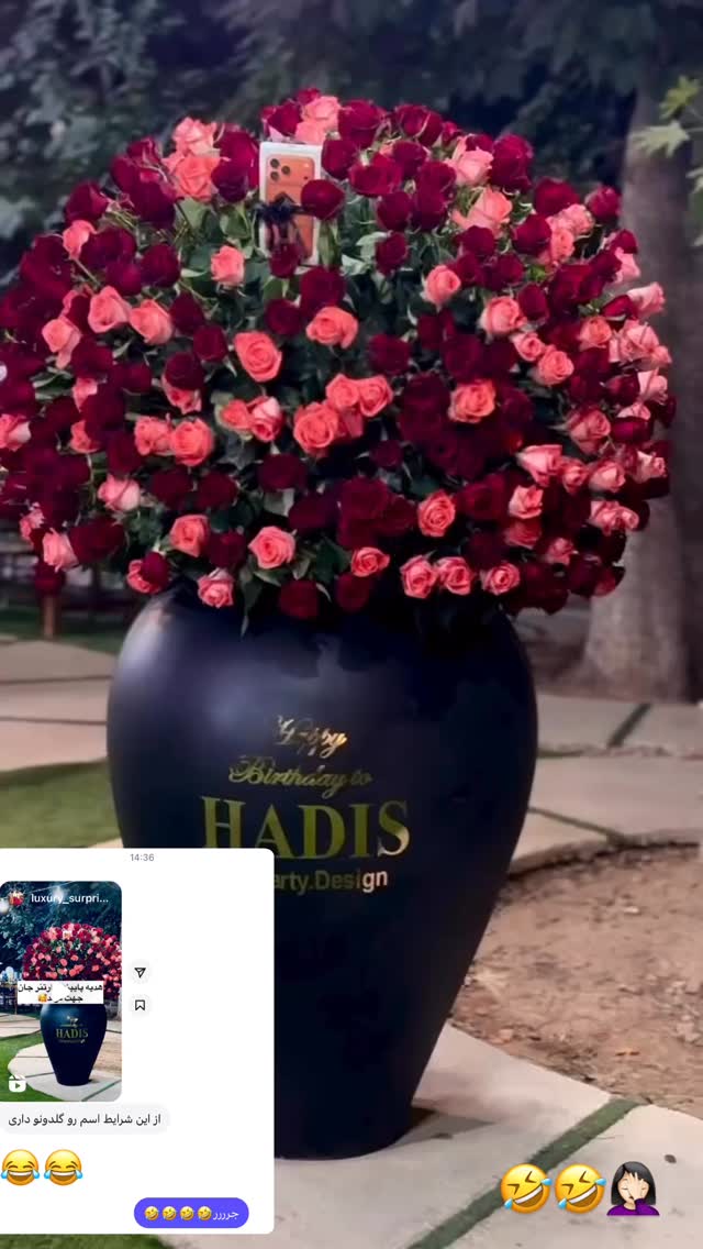  جدید ترین استوری اینستاگرام حدیثه حیدری