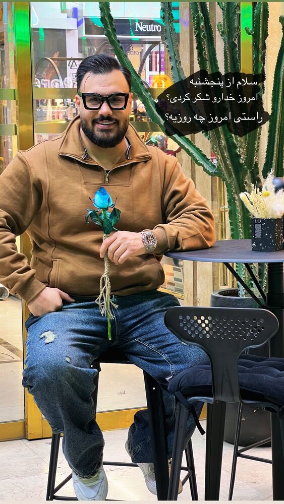  جدید ترین استوری اینستاگرام حاج مهدی