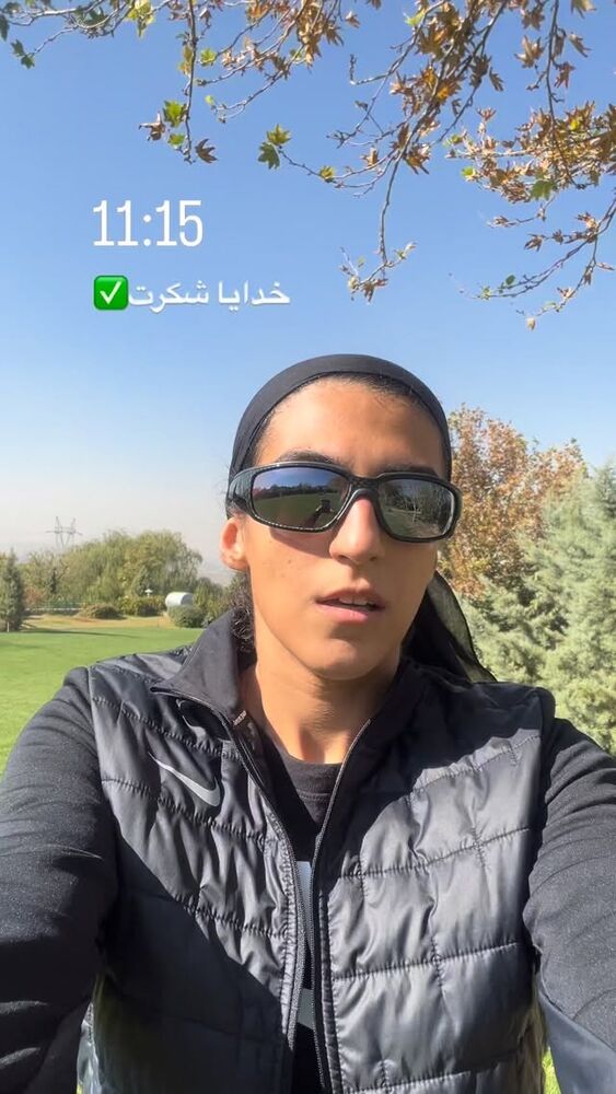  جدید ترین استوری اینستاگرام هاجر صفرزاده