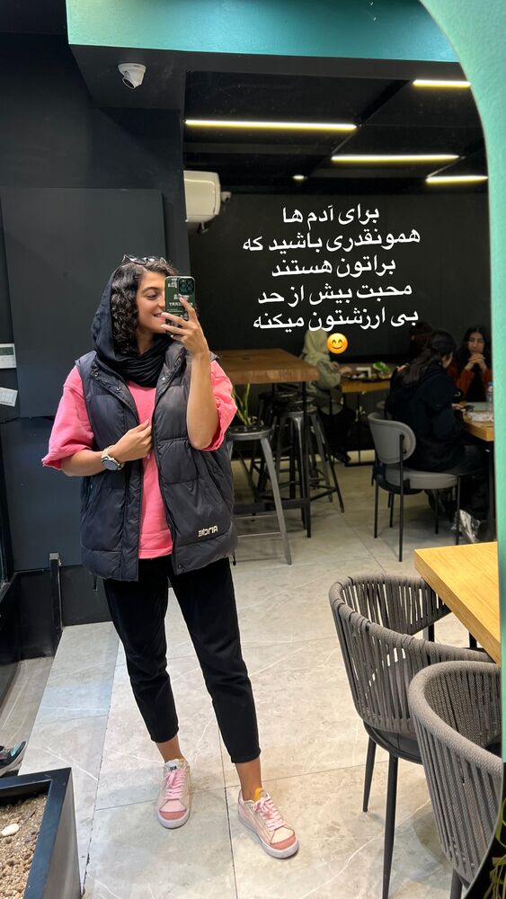  جدید ترین استوری اینستاگرام هاجر صفرزاده