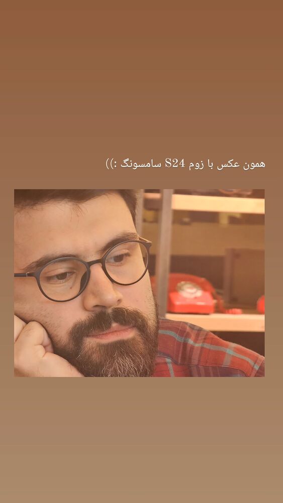  جدید ترین استوری اینستاگرام حامد معالی مهربانی