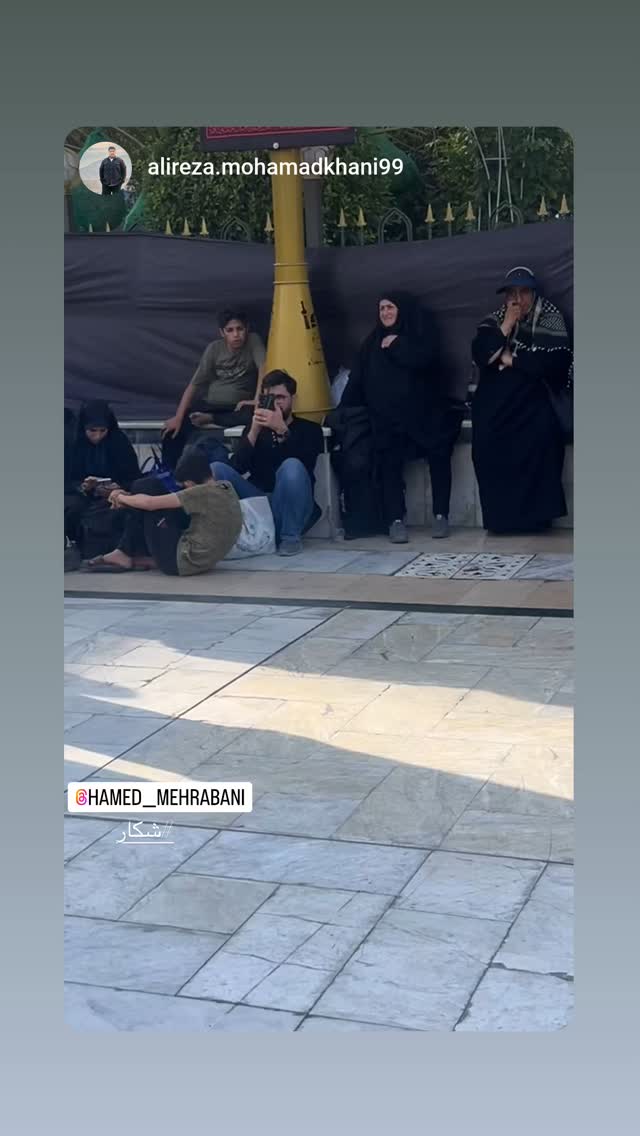  جدید ترین استوری اینستاگرام حامد معالی مهربانی