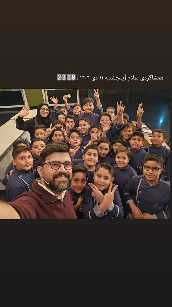  جدید ترین استوری اینستاگرام حامد معالی مهربانی