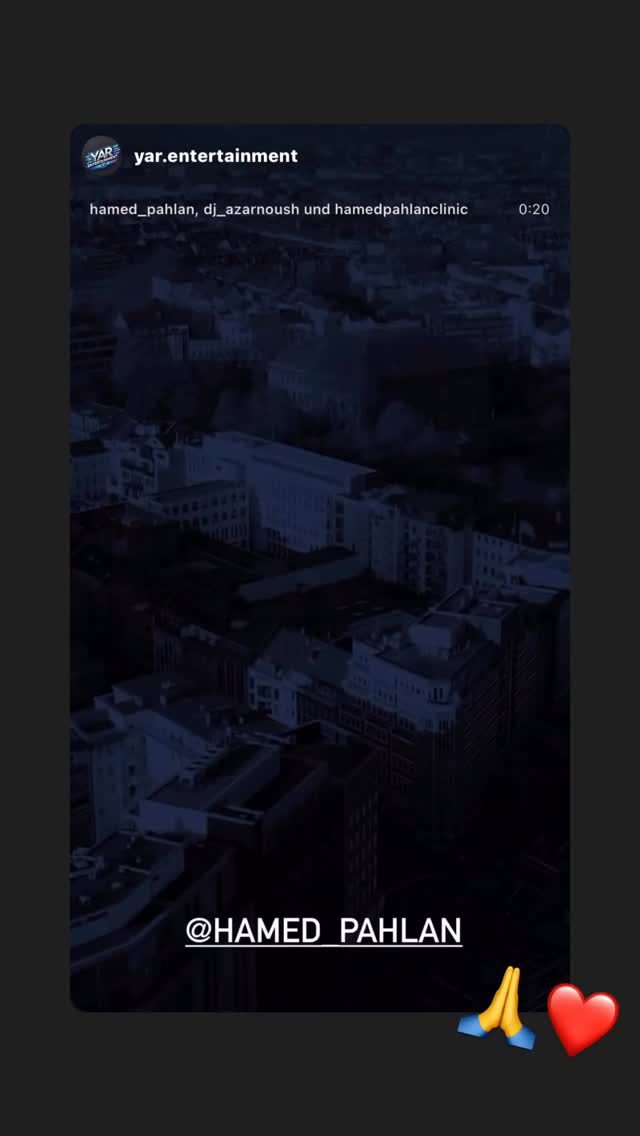  جدید ترین استوری اینستاگرام حامد پهلان