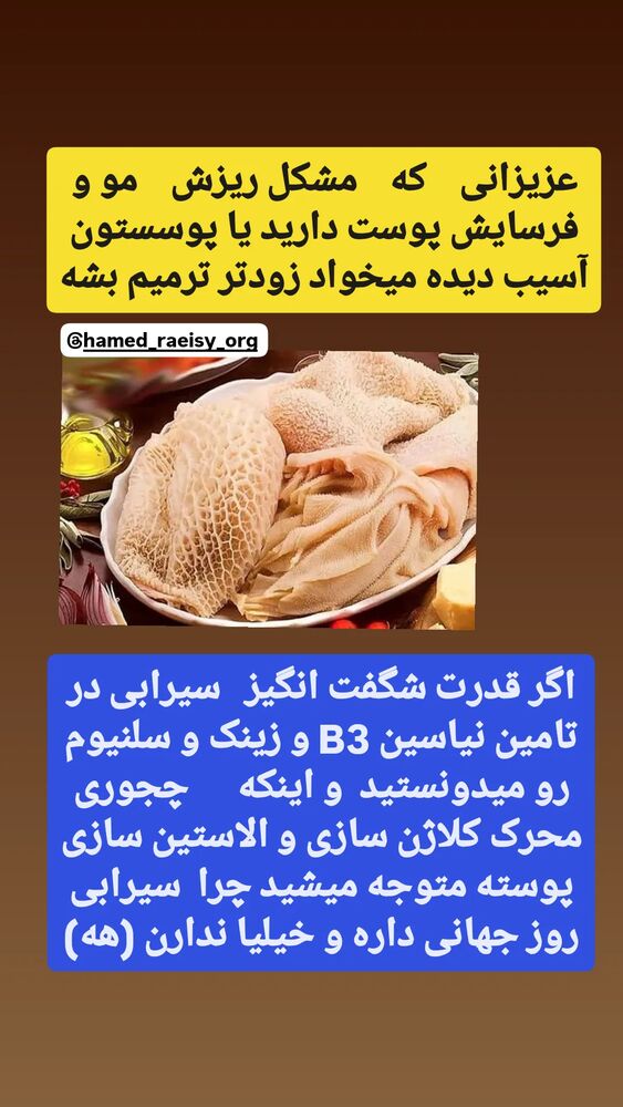  جدید ترین استوری اینستاگرام حامد رئیسی