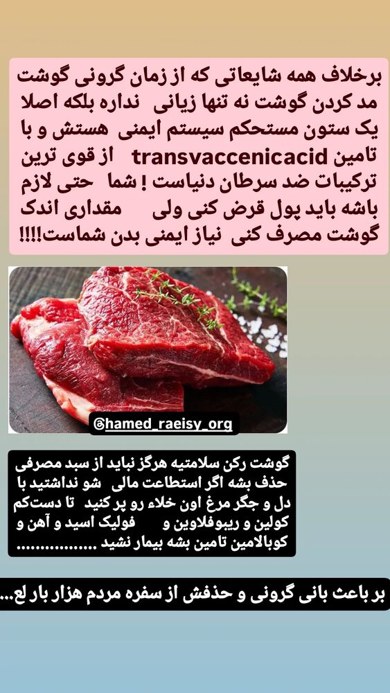 جدید ترین استوری اینستاگرام حامد رئیسی