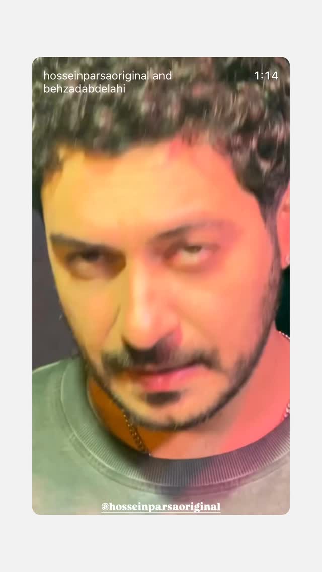  جدید ترین استوری اینستاگرام حامد سلطانی
