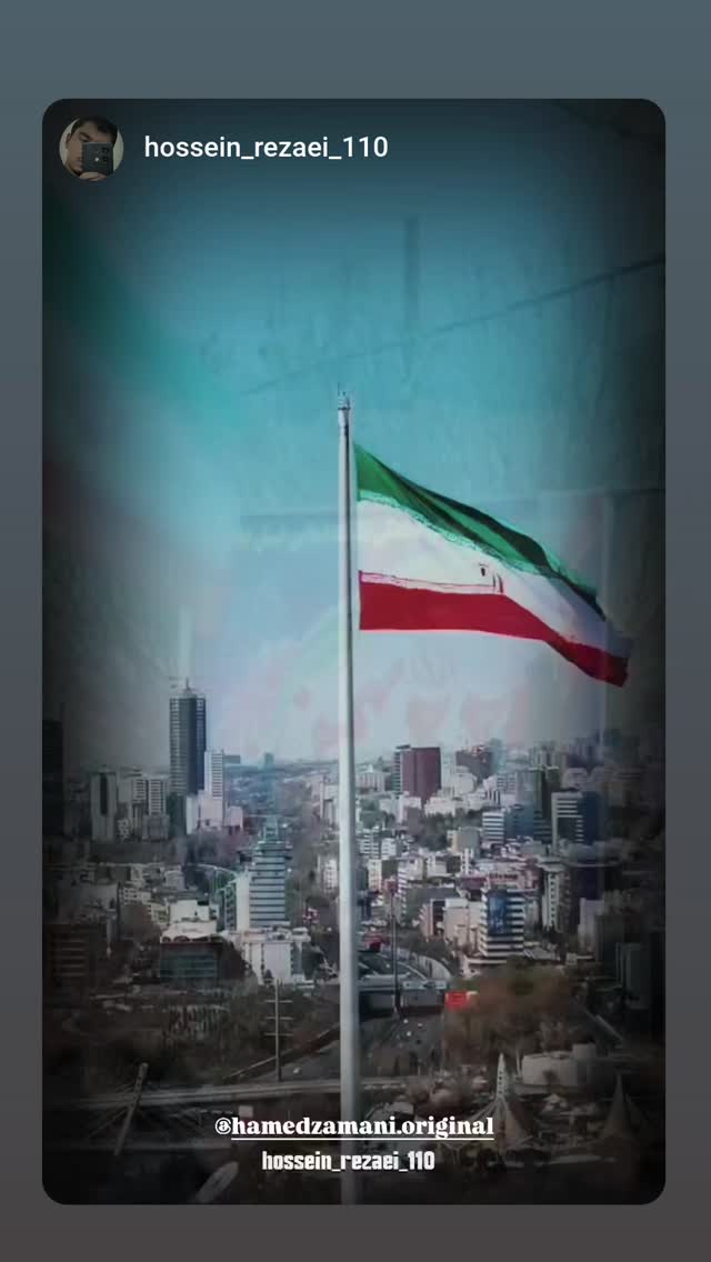  جدید ترین استوری اینستاگرام حامد زمانی