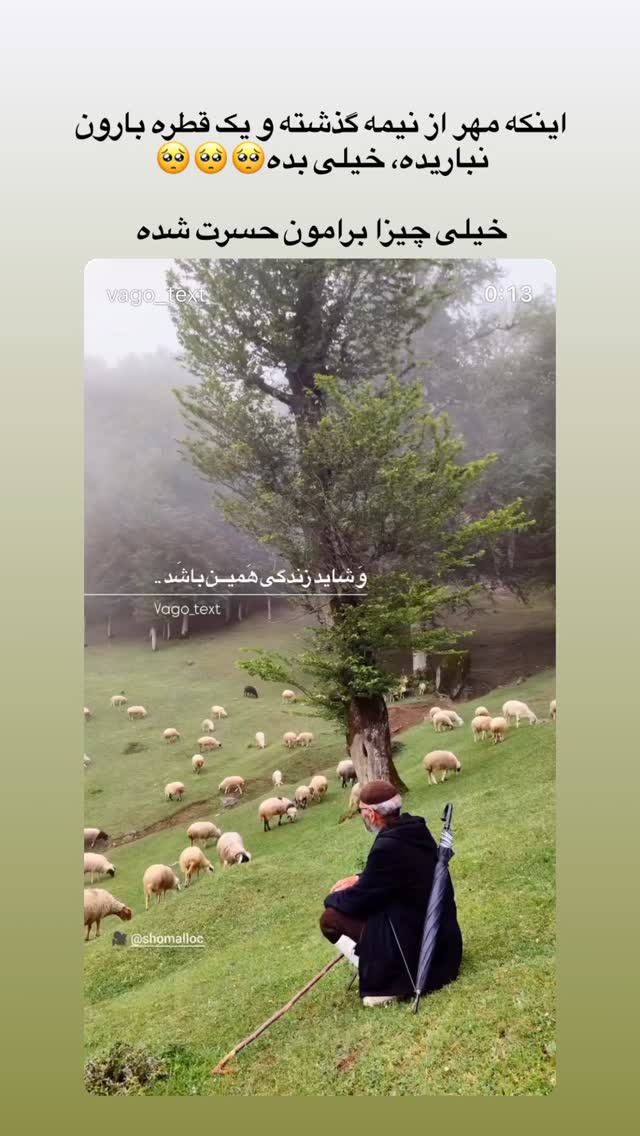  جدید ترین استوری اینستاگرام حمید فروغی