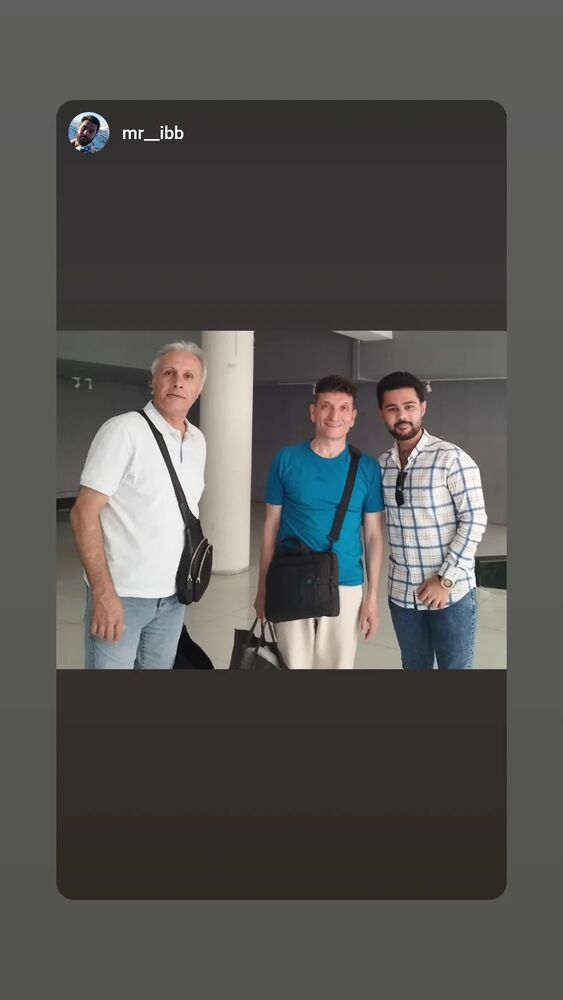  جدید ترین استوری اینستاگرام حمید گلی