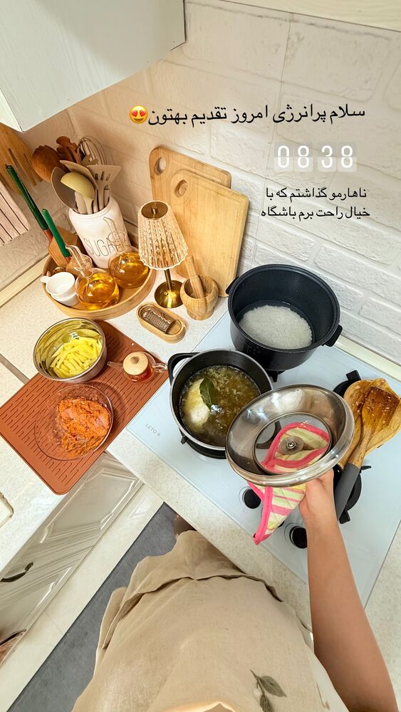  جدید ترین استوری اینستاگرام حمیده دانشور