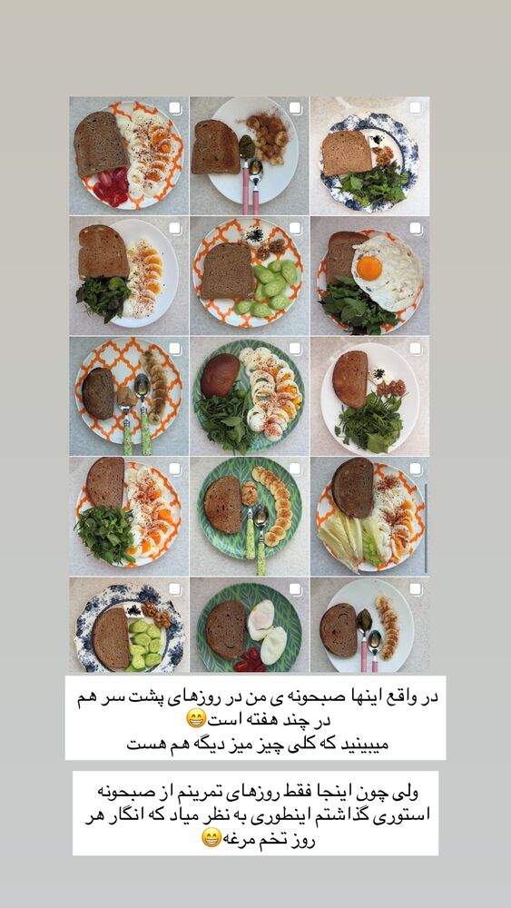  جدید ترین استوری اینستاگرام حمیده دانشور