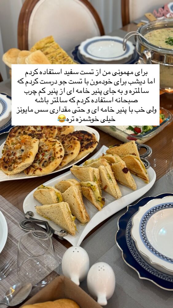  جدید ترین استوری اینستاگرام حمیده دانشور