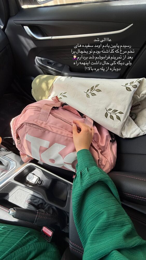  جدید ترین استوری اینستاگرام حمیده دانشور
