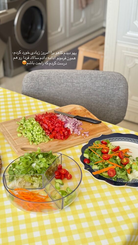  جدید ترین استوری اینستاگرام حمیده دانشور