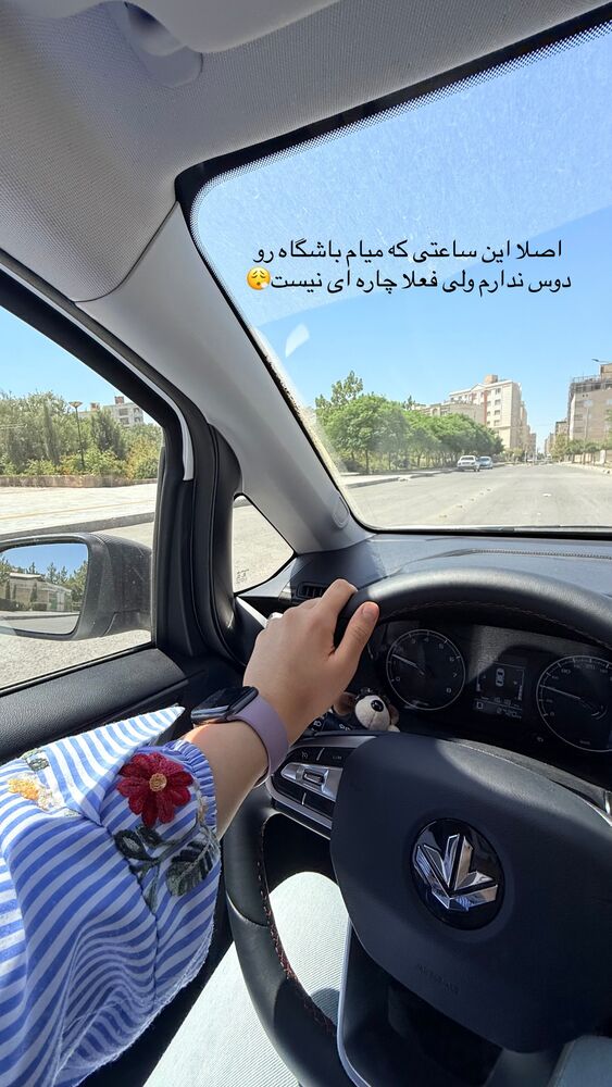  جدید ترین استوری اینستاگرام حمیده دانشور