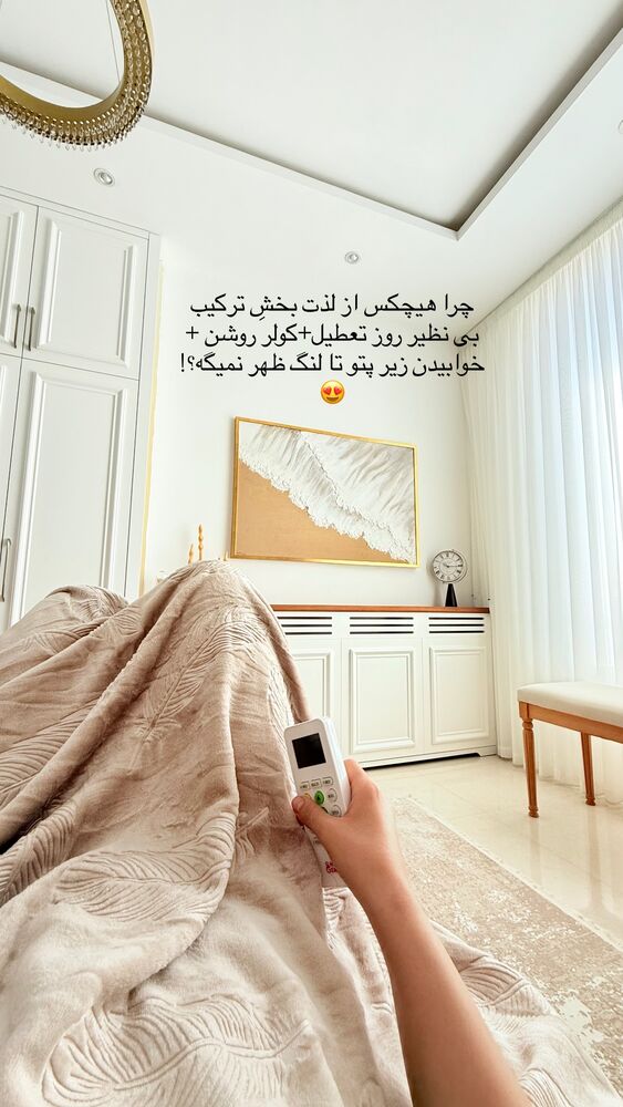  جدید ترین استوری اینستاگرام حمیده دانشور