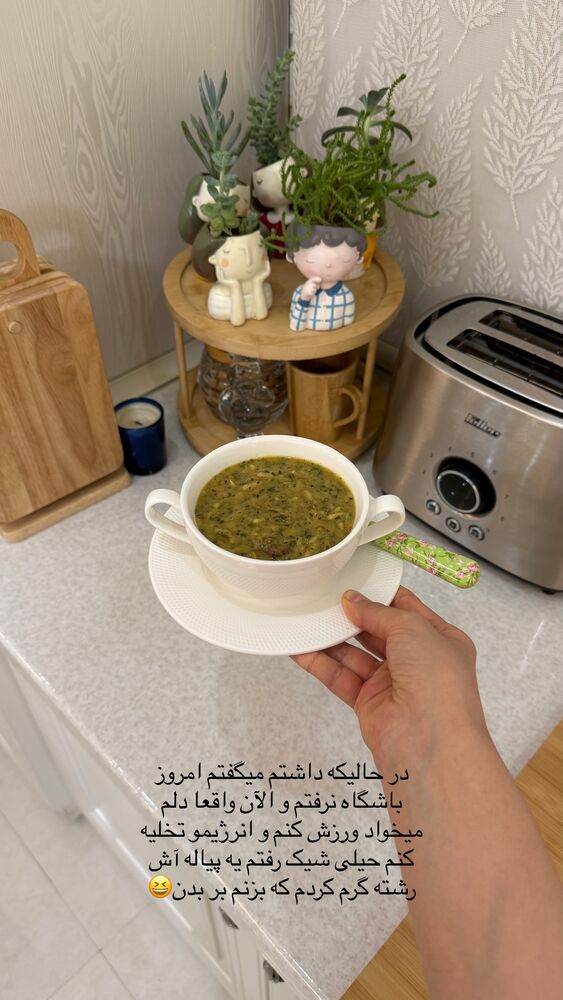  جدید ترین استوری اینستاگرام حمیده دانشور