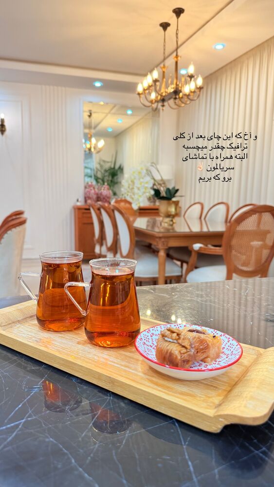  جدید ترین استوری اینستاگرام حمیده دانشور