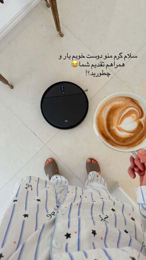  جدید ترین استوری اینستاگرام حمیده دانشور