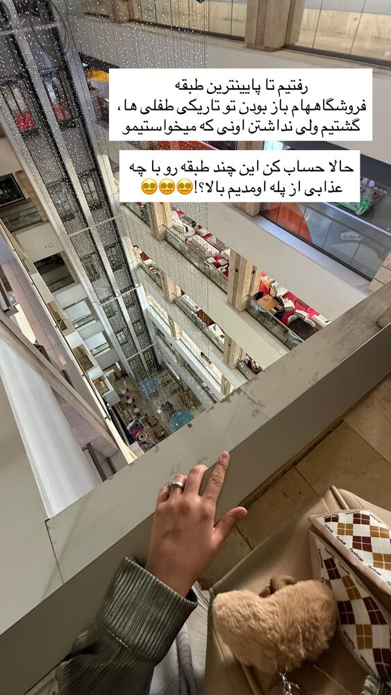  جدید ترین استوری اینستاگرام حمیده دانشور