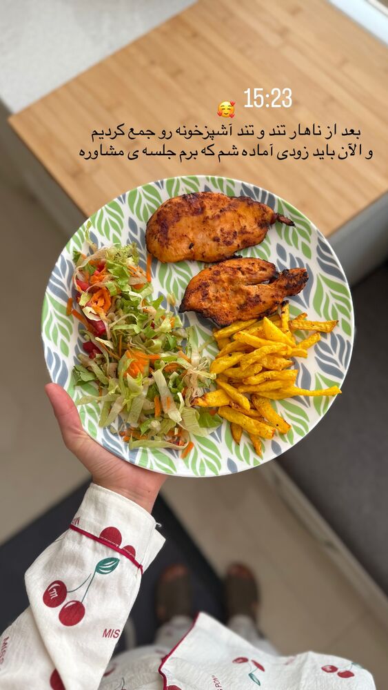  جدید ترین استوری اینستاگرام حمیده دانشور