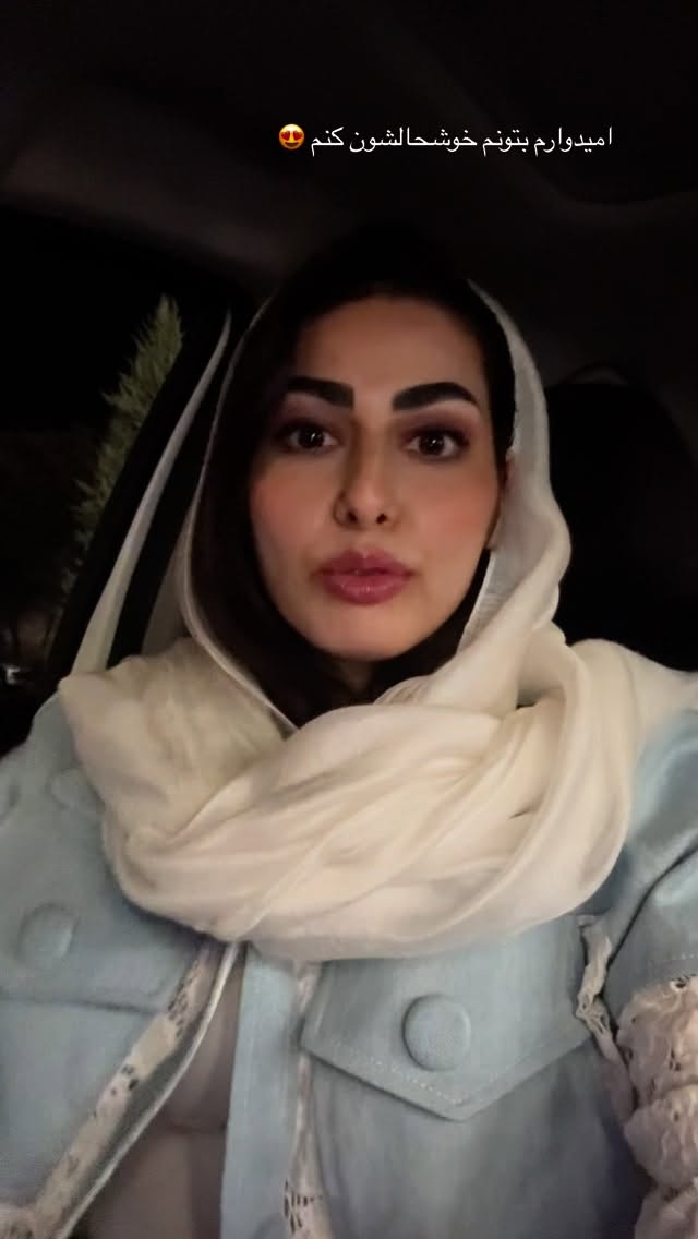 جدید ترین استوری اینستاگرام حمیده دانشور