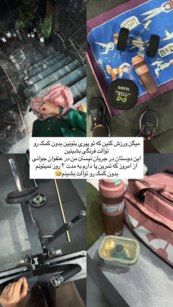  جدید ترین استوری اینستاگرام حمیده دانشور