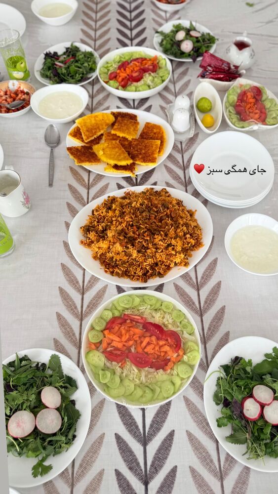  جدید ترین استوری اینستاگرام حمیده دانشور