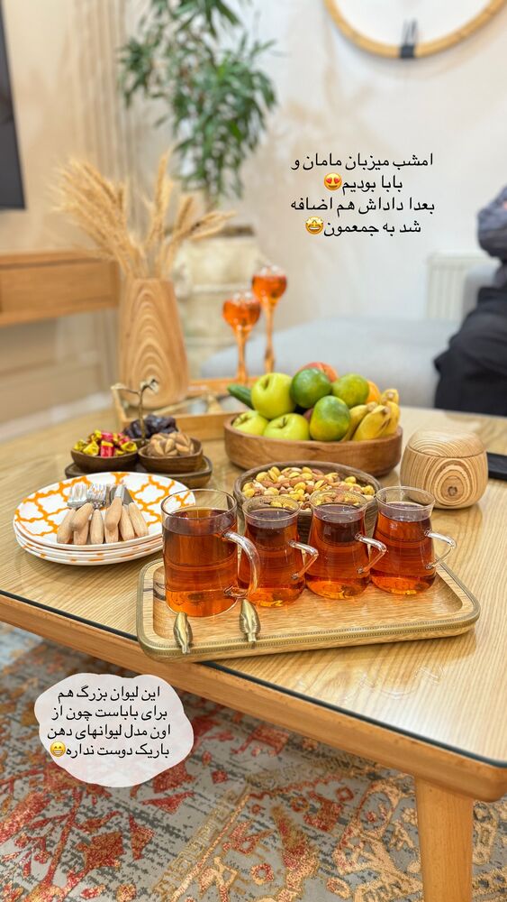  جدید ترین استوری اینستاگرام حمیده دانشور