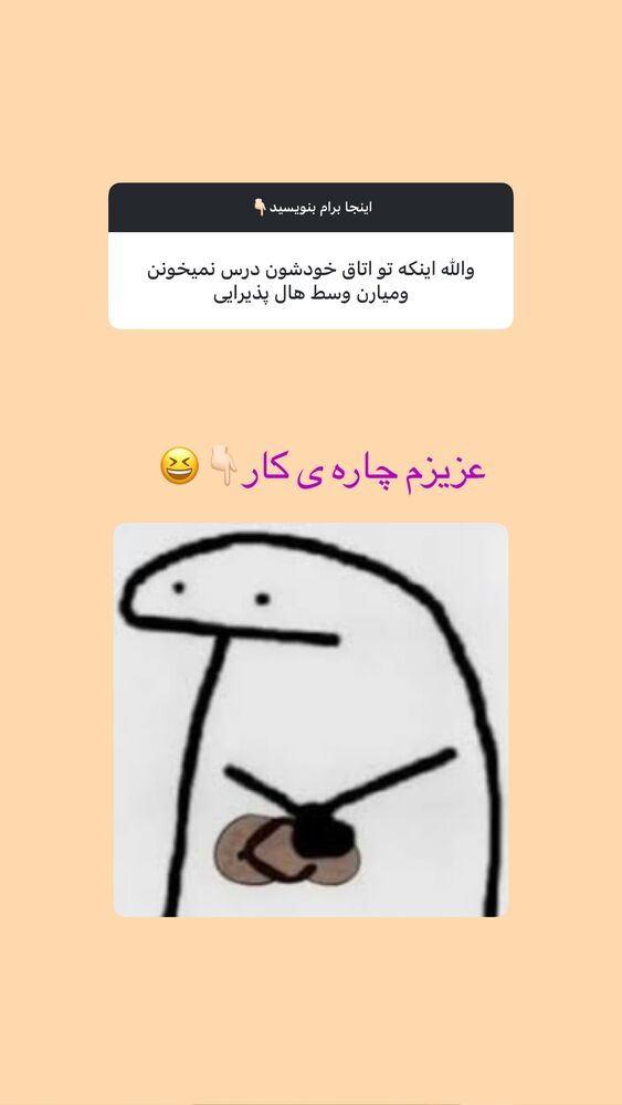  جدید ترین استوری اینستاگرام حمیده دانشور