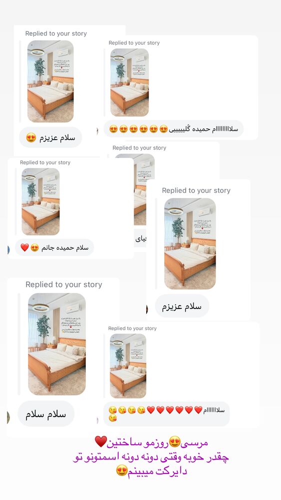  جدید ترین استوری اینستاگرام حمیده دانشور