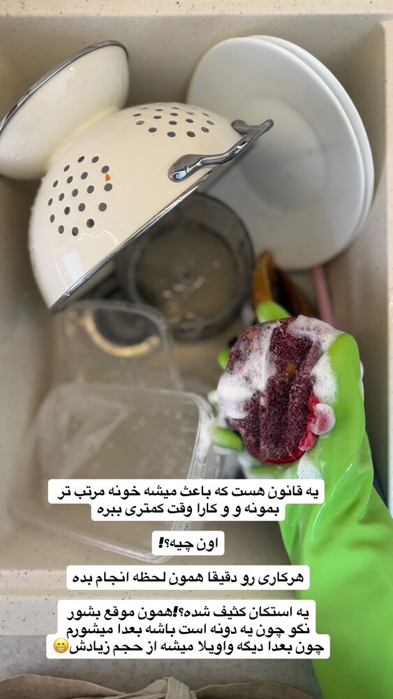  جدید ترین استوری اینستاگرام حمیده دانشور