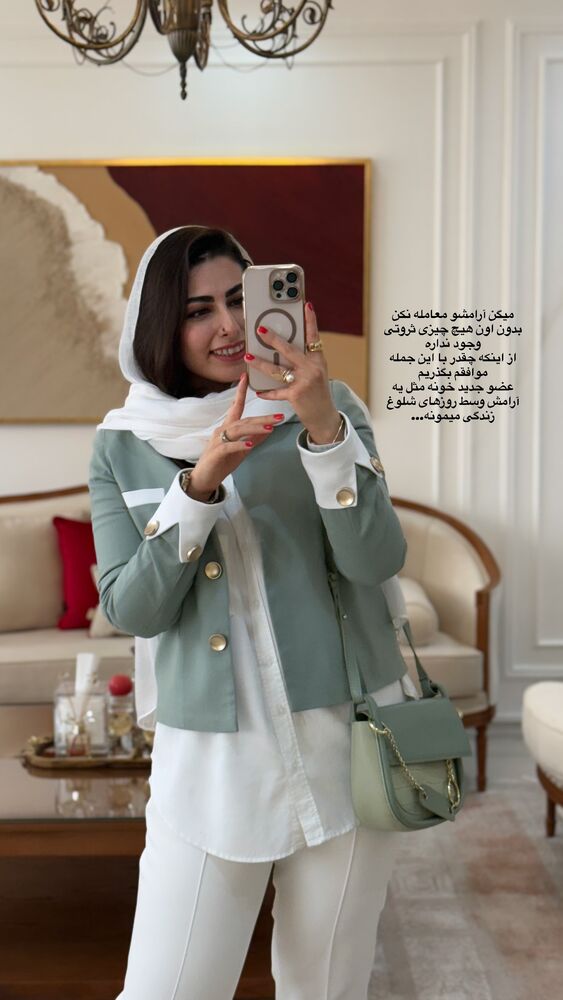  جدید ترین استوری اینستاگرام حمیده دانشور