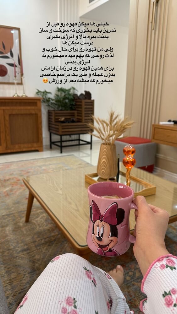  جدید ترین استوری اینستاگرام حمیده دانشور