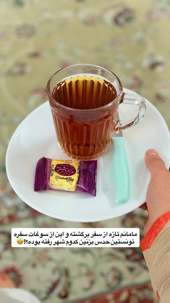  جدید ترین استوری اینستاگرام حمیده دانشور