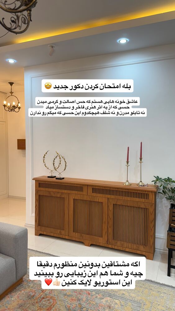  جدید ترین استوری اینستاگرام حمیده دانشور