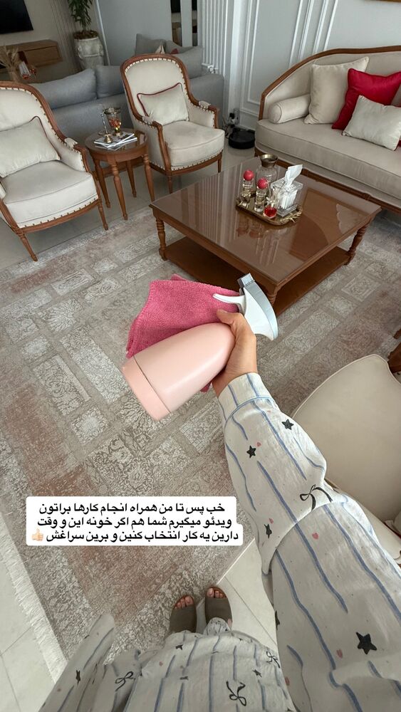  جدید ترین استوری اینستاگرام حمیده دانشور
