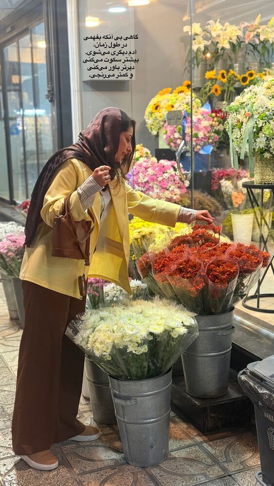  جدید ترین استوری اینستاگرام حمیده دانشور