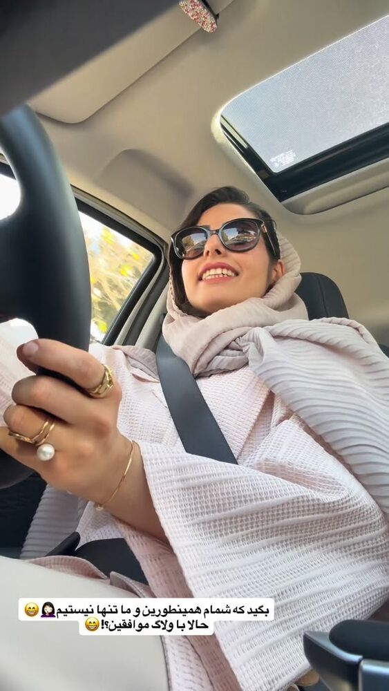  جدید ترین استوری اینستاگرام حمیده دانشور