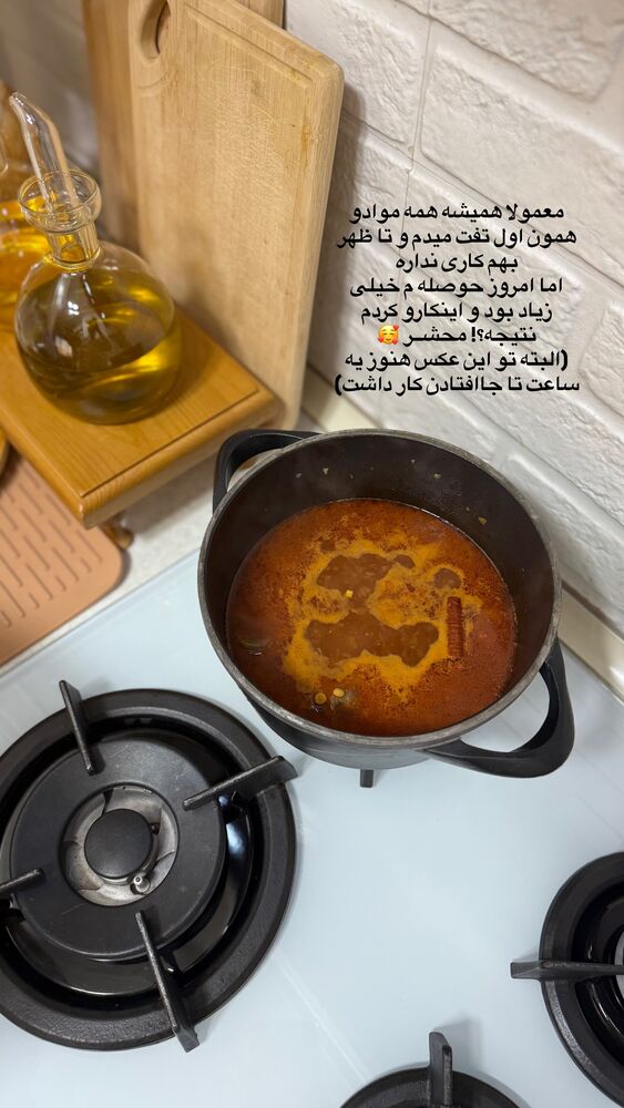  جدید ترین استوری اینستاگرام حمیده دانشور