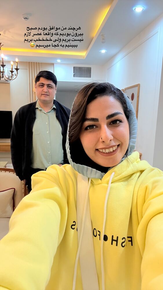  جدید ترین استوری اینستاگرام حمیده دانشور