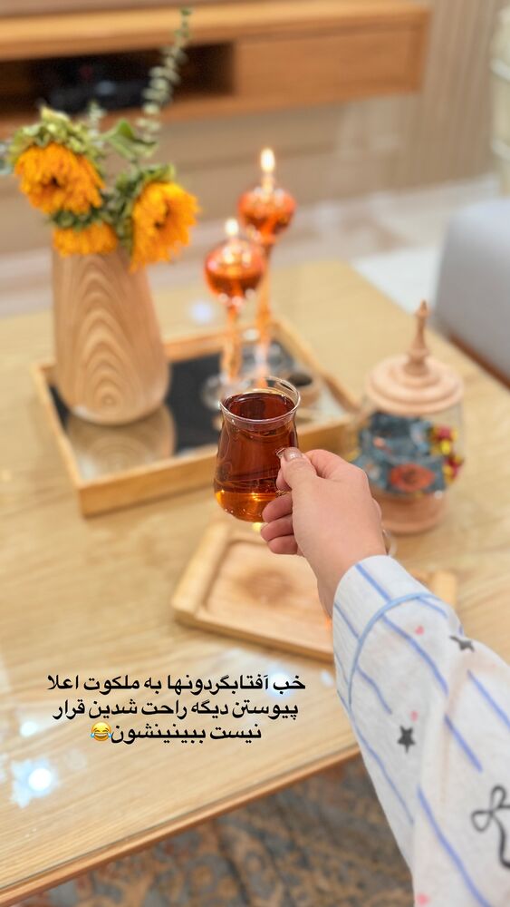  جدید ترین استوری اینستاگرام حمیده دانشور