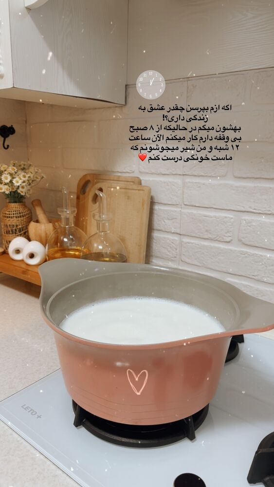  جدید ترین استوری اینستاگرام حمیده دانشور