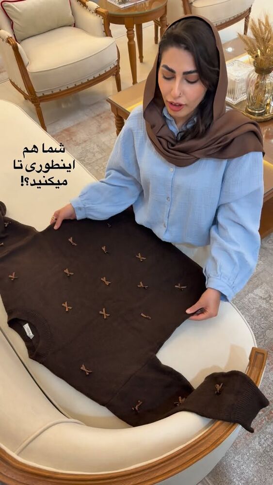  جدید ترین استوری اینستاگرام حمیده دانشور