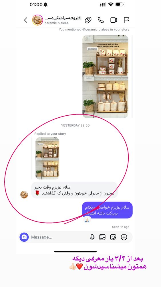 جدید ترین استوری اینستاگرام حمیده دانشور