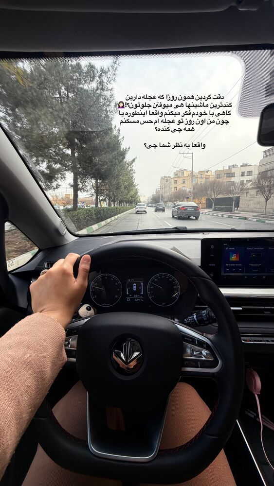  جدید ترین استوری اینستاگرام حمیده دانشور