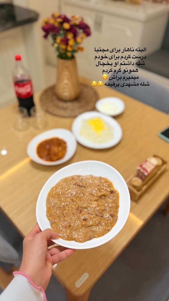  جدید ترین استوری اینستاگرام حمیده دانشور